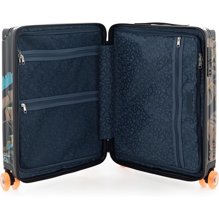Набір валіз Hauptstadtkoffer Q-Damm (S & L) з TSA, Leopard, 54 см