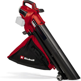 Електричний акумуляторний листозбірник Einhell VENTURRO 36/240 Power X-Change (36 В, Li-Ion, потужність всмоктування до 740 м³/год, мішок для збору листя 45 л, функція видування до 240 км/год) без акумулятора та зарядного пристрою Електричний акумуляторний листозбірник Einhell VENTURRO 36/240 Power X-Change (36 В, Li-Ion, потужність всмоктування до 740 м³/год, мішок для збору листя 45 л, функція видування до 240 км/год) без акумулятора та зарядного пристрою