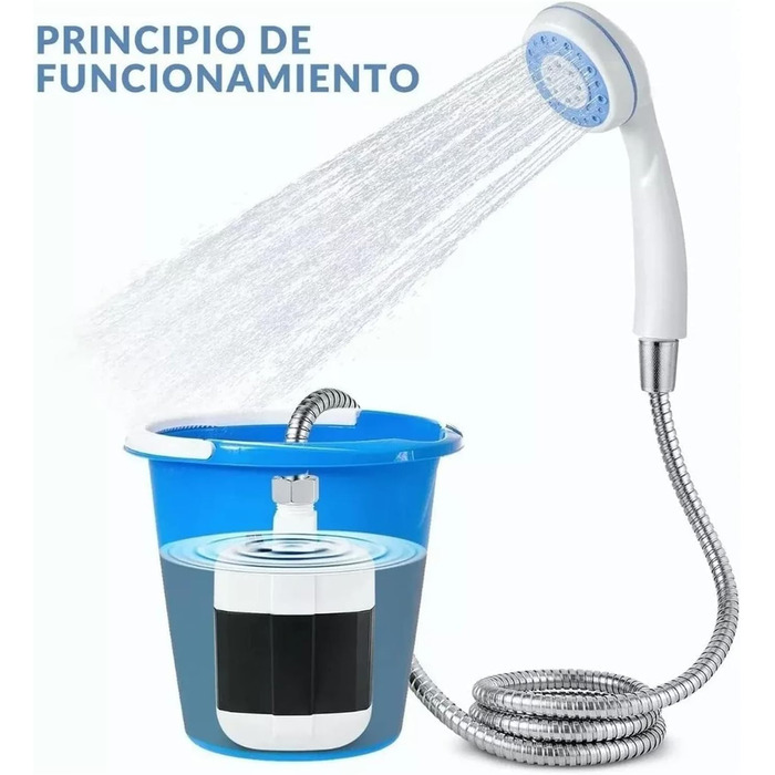 Портативна душова кабіна Cyrank для кемпінгу: електрична, на батарейках, з набором для душу. Ідеально для відпочинку на природі та кемпінгу.