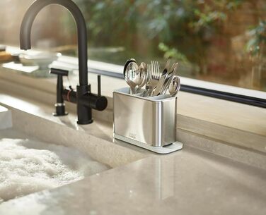 Стильний органайзер для столових приборів Joseph Joseph Surface, нержавіюча сталь, сірий