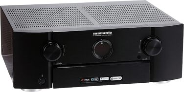 Marantz SR6015 9.2-канальний AV-ресивер,  7 входів і 3 виходи HDMI, відео 8K, WiFi,  Dolby Atmos, AirPlay 2, HEOS Multiroom, чорний