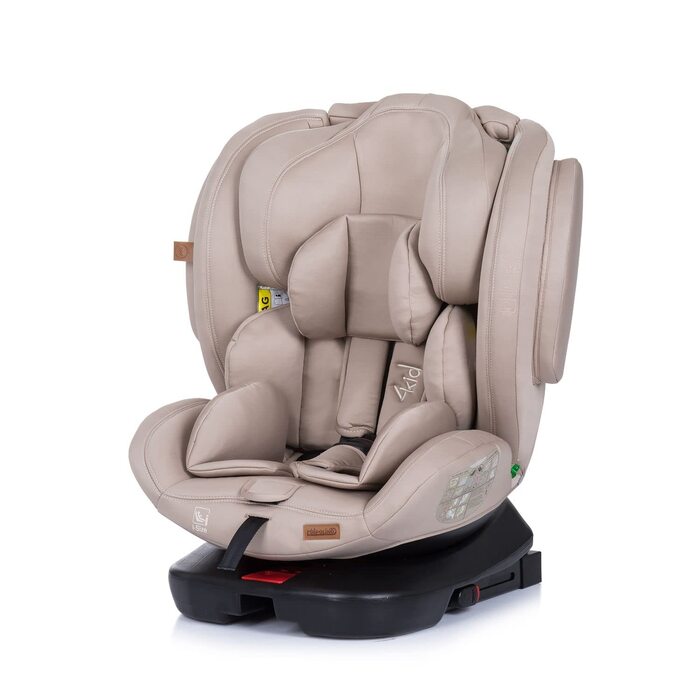 Дитяче автокрісло Chipolino 4KID i-Size (40-150 см) Isofix, Підголівник регулюється, Колір (бежевий)