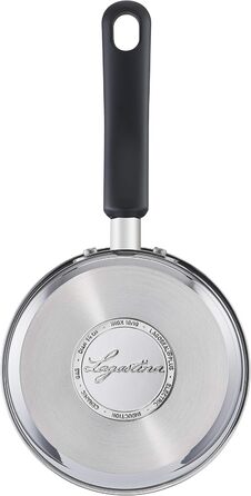 Каструля для супу Lagostina Pratica з довгою ручкою, сіра, 14 см, нержавіюча сталь (індукційна)