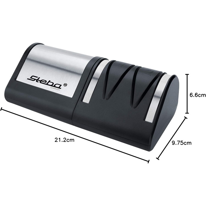 Електричний точило для ножів Steba KS 1 - для всіх типів ножів (метал, кераміка), алмазні диски, прецизійна система направляючих, змінна шліфувальна головка