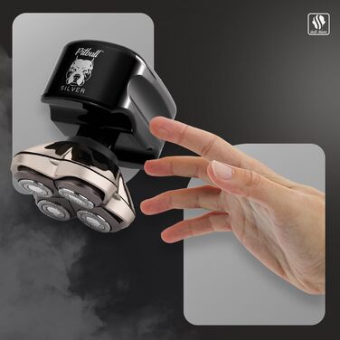 Електробритва Skull Shaver Pitbull Silver PRO SX5 для голови та обличчя