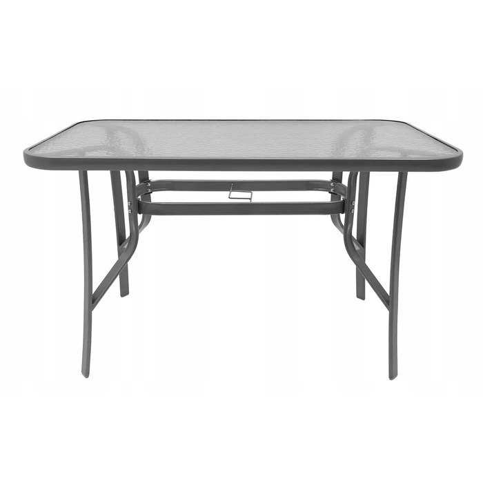 Комплект садових меблів із металу Kontrast, сірий, 7 предметів