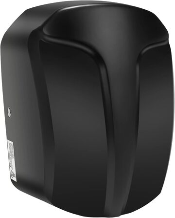 Електричний сушар для рук QL автоматичний, з HEPA-фільтром, нержавіюча сталь, для ванної кімнати та туалету, 1150W, чорний