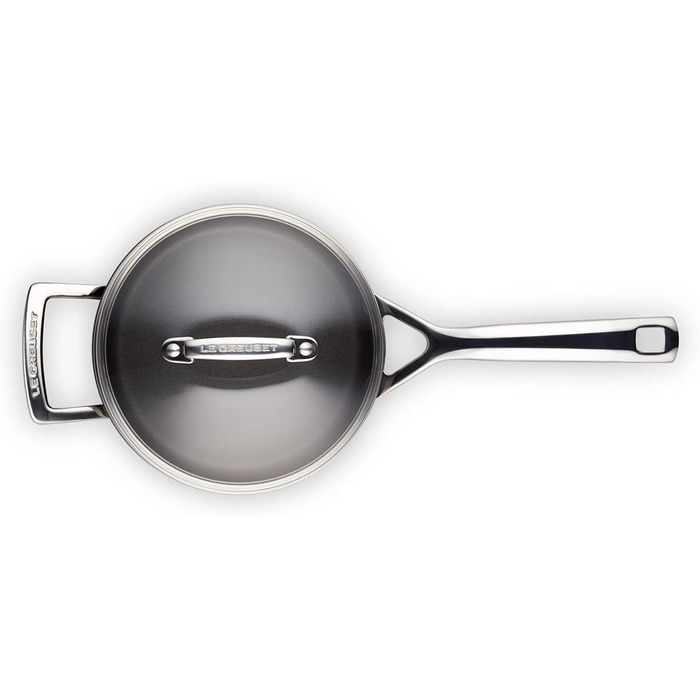 LE CREUSET Професійний сотейник з антипригарним покриттям, Ø 18 см, для всіх типів плит, включаючи індукцію, антрацит/срібло