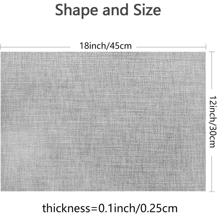 Набір тканинних серветок DACHUI (8 шт.) - сірий, водонепроникні, стійкі до високих температур, миючі, довговічні