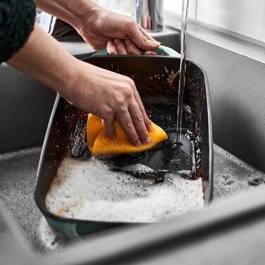 Форма для випічки Springlane з чавуну з кришкою 3L, емальована форма для хліба, паштетів та запіканок, міцна чавунна сковорода 33,5 x 13 см, м'ятного кольору (чавун, форма для запікання м'ятна)