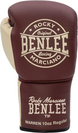 Боксерські рукавички Benlee зі шкіри Уоррена (вино, 08 унцій)
