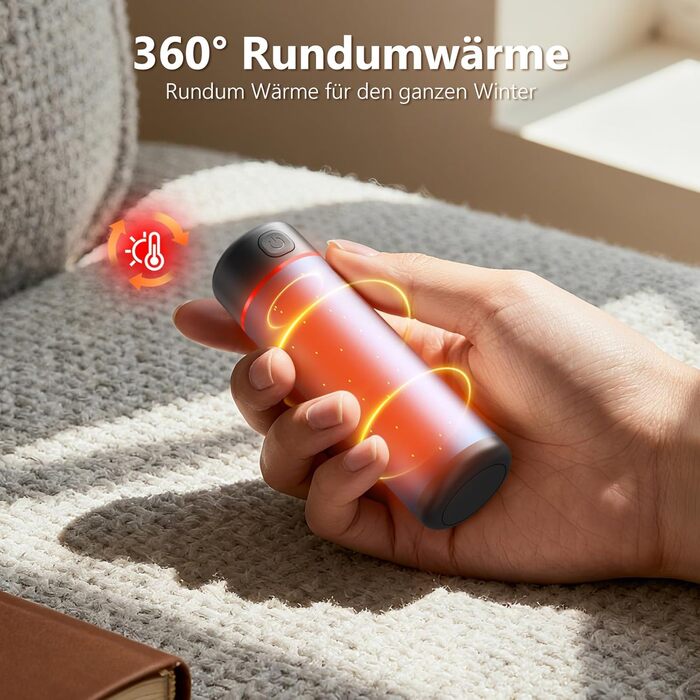 Електричні грілки для рук EXTSUD 2 шт. 5000mAh з USB-живленням, 3 режими нагріву, для кемпінгу, гольфу, подарунок (блакитний)