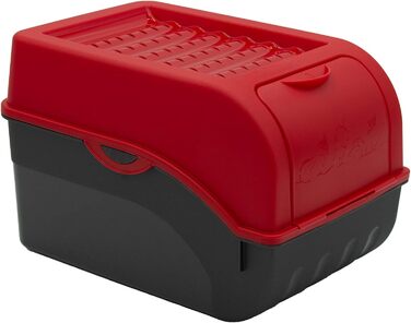 ARTECSIS Коробка для зберігання картоплі, білий колір, 2 шт. в наборі. Органайзер для овочів з кришкою, об'єм 4 кг + наклейки з назвами овочів