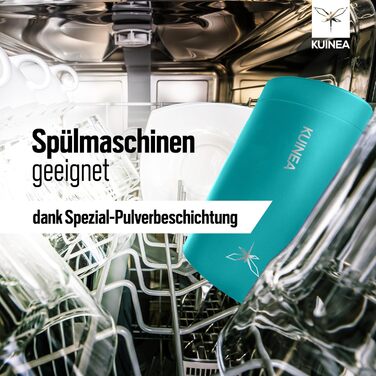 Термокружка з гравіюванням, 350 мл, чорна (бірюзова з іменем), 100% без витоку