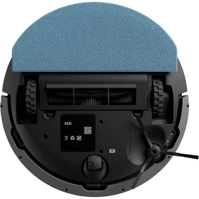 Робот-пилосос AEG AR71HW1DG з функцією миття, WiFi, LiDAR, 4000 Па, 14,4 В, 175 хв, 140 м², 0,28 л, сірий