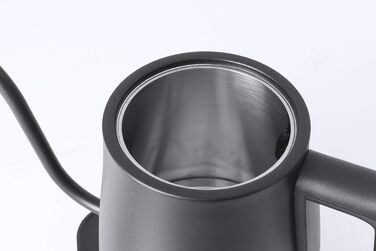CASO Coffee Classic Kettle – електричний чайник, чорний, з нержавіючої сталі, для чаю та кави, преміум-якість
