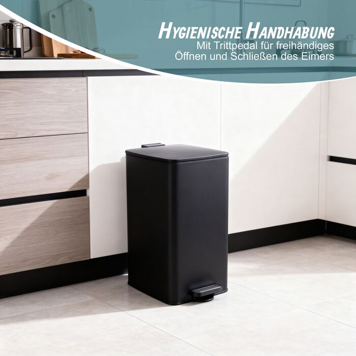 Відро для сміття Relaxdays, 30 літрів