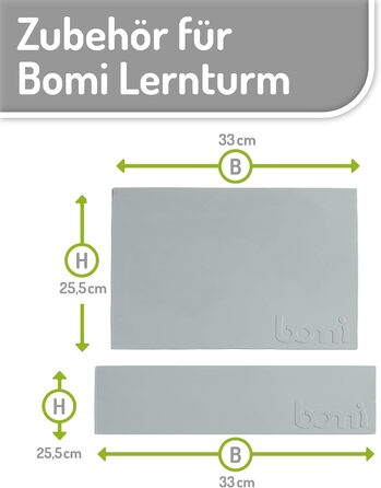 BOMI® Swubi Монтессорі навчальний столик-стілець для дітей від 1 року | Двохступеневий підсвічник | Навчальний столик для дітей та малюків з дерева | Стілець-підсвічник, навчальний столик як допоміжний засіб для стоячи, дерев'яний дитячий стільчик, дитячий стільчик білий природа біло-природа (антиковзаюча підкладка)