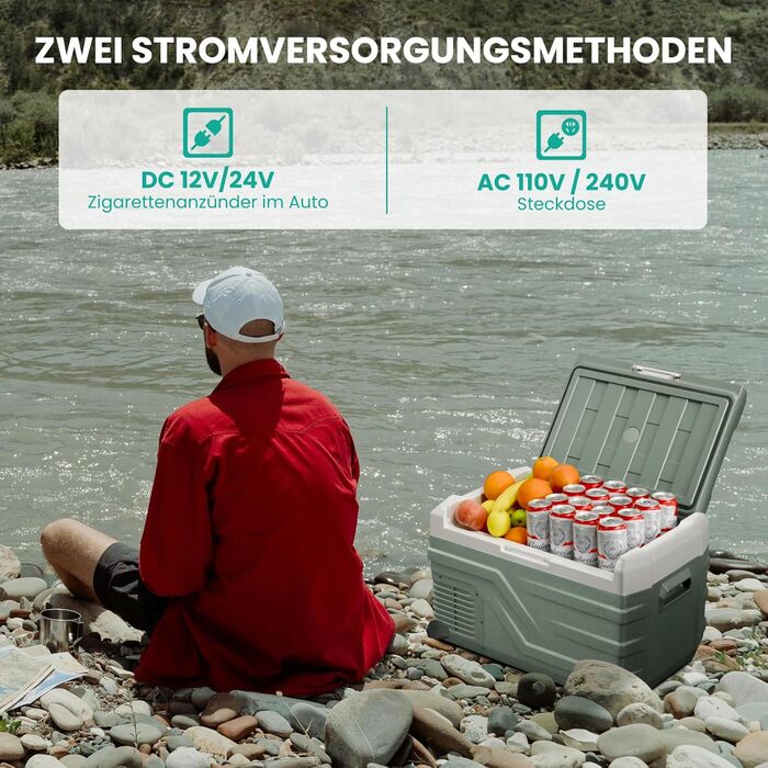 Автомобільний компресорний холодильник Alpicool 27л (12/230V) для авто, кемпінгу, риболовлі