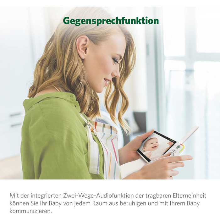 Радіоняня LeapFrog LF2423 з камерою, відеодисплей 2.8