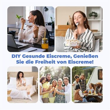 Машина для приготування льоду з компресором 1л, самостійно охолоджувана знімним контейнером для льоду, з лопаткою/мірювальним циліндром з позначками