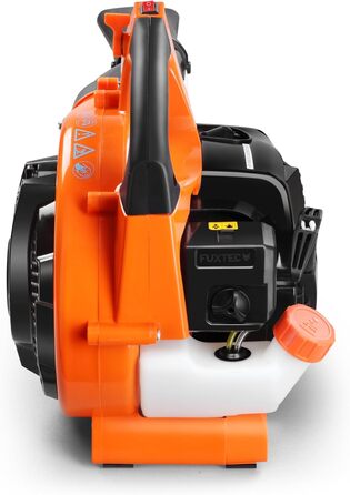 Бензиновий листозбирач/подрібнювач FUXTEC FX-LBS126 4в1 з 2 повітропроводами та мішком 45л – потужний, протестований, швидкість 71 м/с