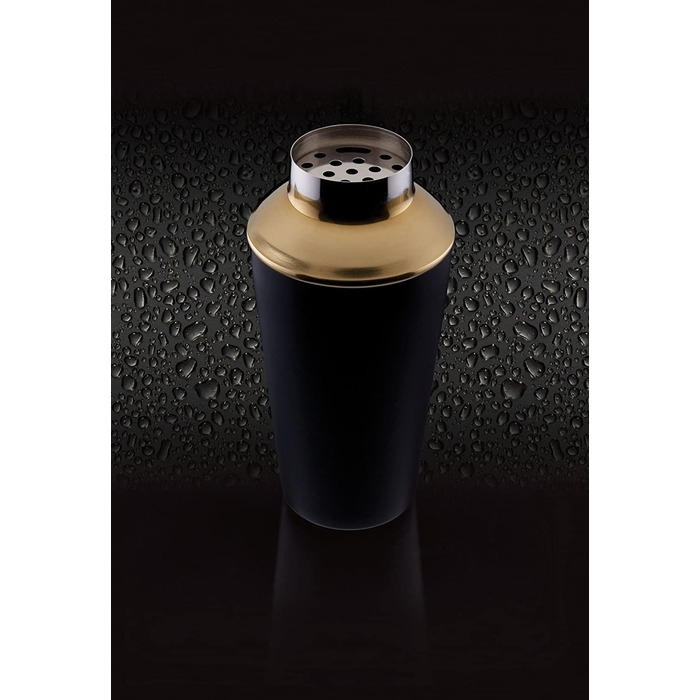 Бар Craft розкішний коктейльний набір з нержавіючої сталі чорного і латунного кольорів подарунковий набір з 3 предметів, 10 x 10 x 19 см