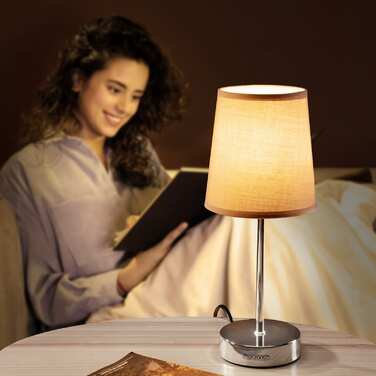 Настільна лампа Lumière Taupe 32x13x13см