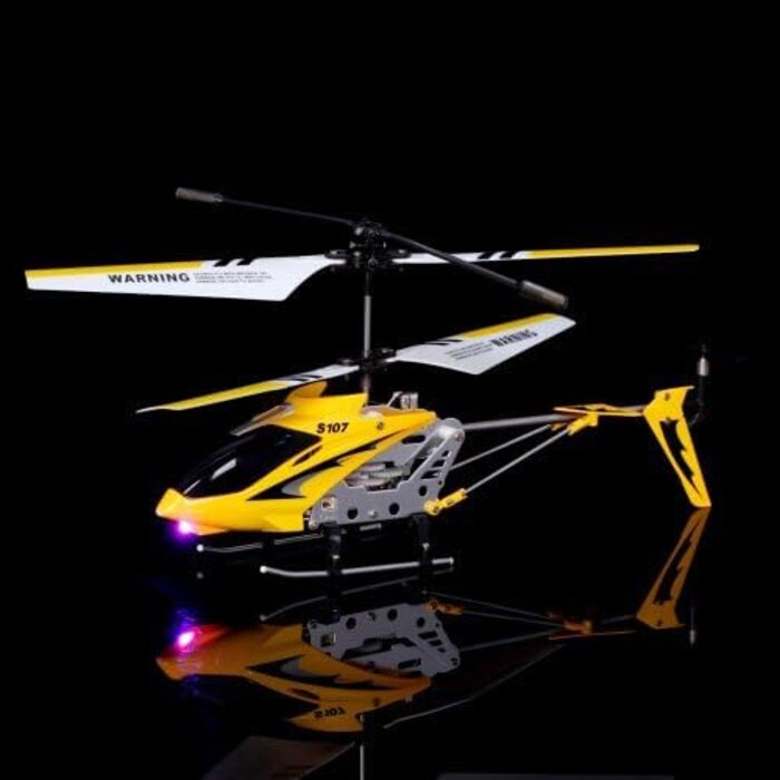 Радіокерований вертоліт SYMA S107G 3-канальний інфрачервоний з гіростабілізатором (Жовтий)