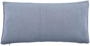 В'язані декоративні подушечки Baylee, розмір для немовлят від народження, 30 х 60 х 10 см, (екрю) (синій)
