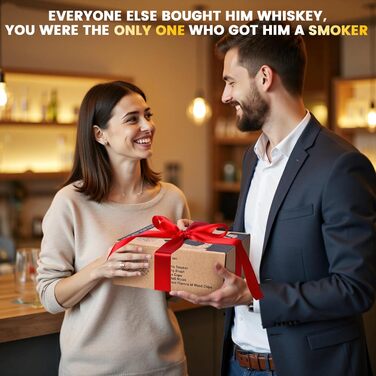 Набір для копчення коктейлів віскі: 6 смаків тирси, 2 склянки, форми для льоду, для віскі Old Fashioned, подарунок для чоловіків