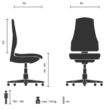 Офісне крісло / крісло керівника PARMA 10 шкіра коричневий хром hjh OFFICE