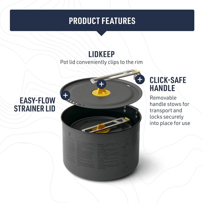 Набір посуду Sea to Summit Frontier UL Two Pot Set - 2 каструлі для приготування їжі на природі