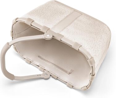 Сумка-шопер Reisenthel Carry Bag XS – Стабільний кошик XS формату з практичною внутрішньою кишенею, елегантний та водонепроникний дизайн (Teddy Sand)