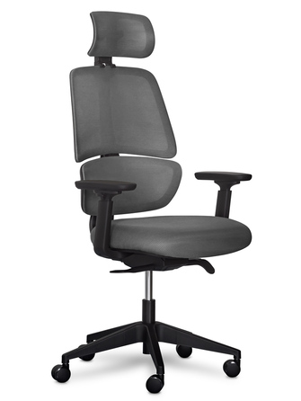 Крісло Mealux Leo Air Plus Dark Grey (арт.Y-546 KBG)