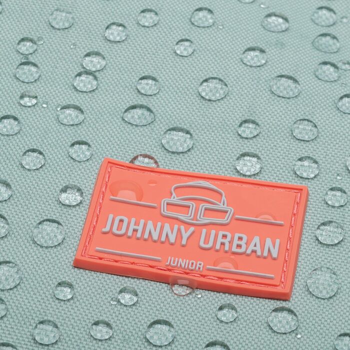 Рюкзак Johnny Urban Kids Boys & Girls Green - Молодший Аарон - Дитячий рюкзак з нагрудним ременем - Виготовлений з переробленого матеріалу - Від 3 років - 8л - Водовідштовхувальний (М'ятний / Різнокольоровий)