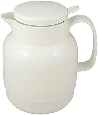 Термос Helios Mondo Push з нержавіючої сталі, 1.3 л, білий