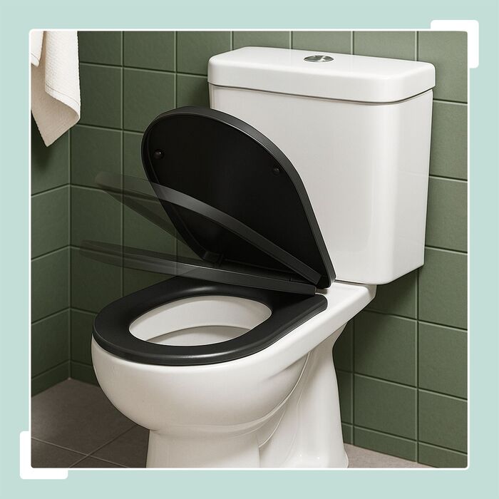 Кришка для унітазу Relaxdays з плавним закриванням