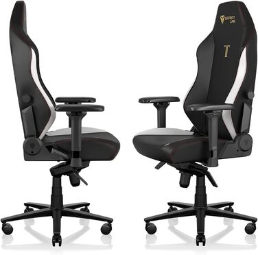 Крісло ігрове Secretlab Titan Evo Classic - чорне, штучна шкіра, регульоване, ергономічне, з 4D підлокітниками, магнітною подушкою для голови та підтримкою попереку