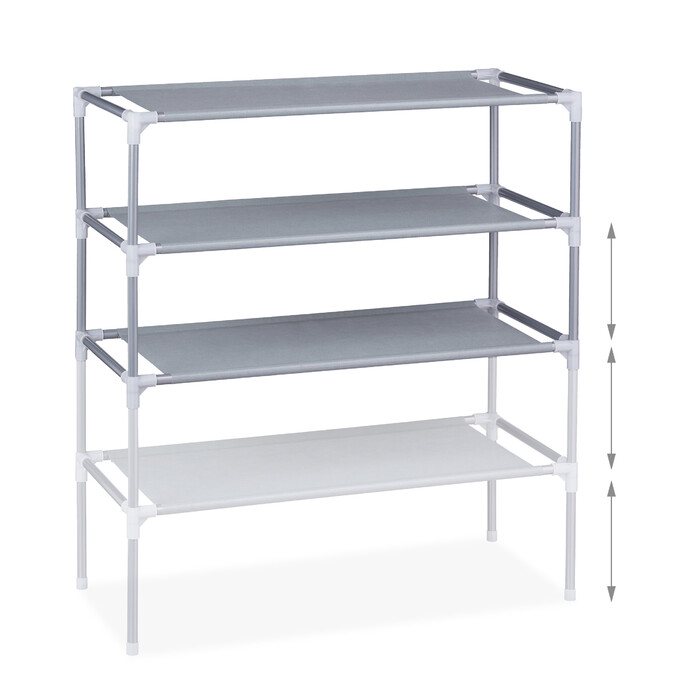 Розеткова система Relaxdays Shoe Rack 4 рівня