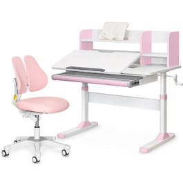 Комплект парта Evo-Kids TH-330 Pink + крісло Evo-kids Mio Lite KP (арт.TH-330 W/PN + Y-208 KP)