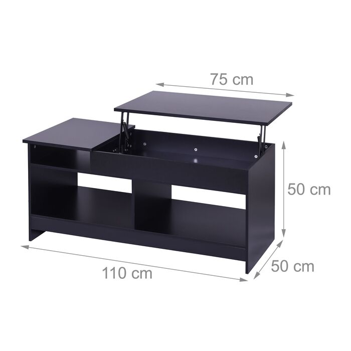 Розкладний журнальний столик Relaxdays