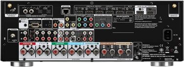 Marantz SR5015DAB 7.2-канальний AV-ресивер, підсилювач HiFi, сумісний з Alexa, 6 входів і 2 виходи HDMI, відео 8K, WiFi, потокове передавання музики, Dolby Atmos, AirPlay 2, HEOS Multiroom, радіо DAB+