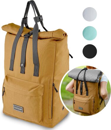 Терморюкзак Coolin' Kühlrucksack 30L: 30 літрів, з відділенням для охолодження, для пікніків та відпочинку на природі (білий/коричневий)