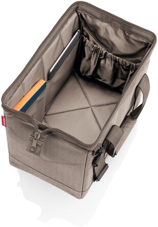 Сумка-органайзер Reisenthel Allrounder M – універсальна модель для подорожей, роботи та відпочинку, стильний дизайн, Herringbone Mokka