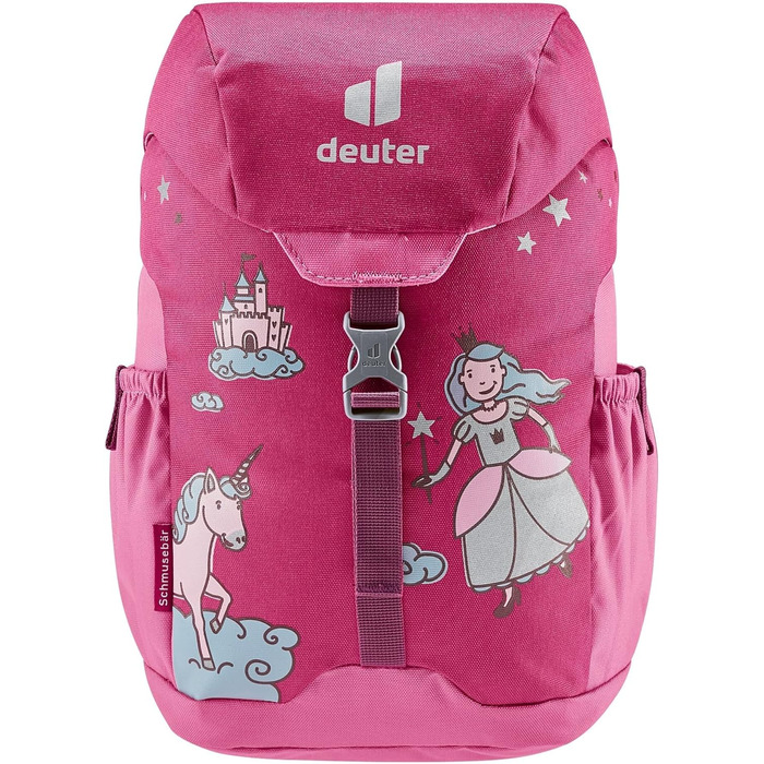 Дитячий рюкзак deuter Unisex Kids Cuddly Bear (1 упаковка) (8 л, рубіново-яскраво-рожевий)