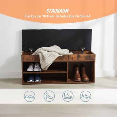 Сховище для взуття Relaxdays з місцем для зберігання