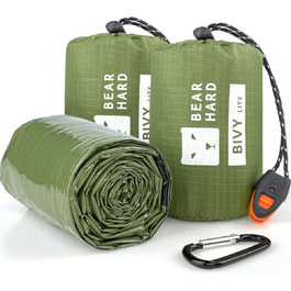 Аварійний спальний мішок Bearhard Bivy Bag 2 шт 2,43х0,9 м зелений