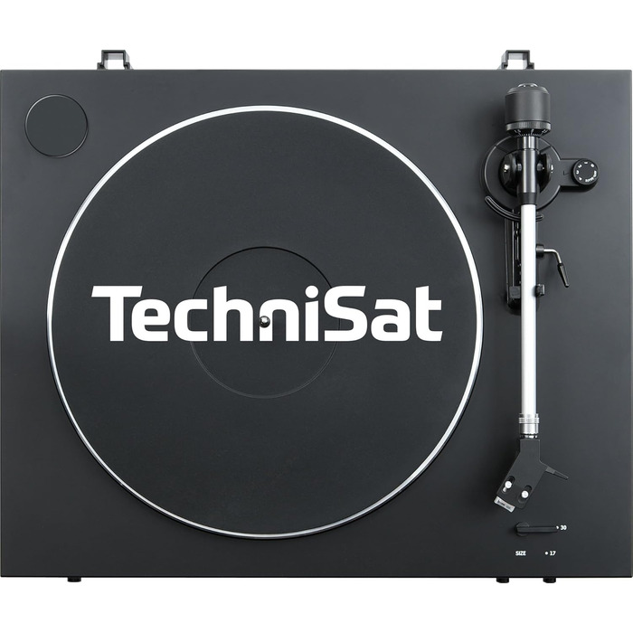 Програвач вінілу TechniSat TECHNIPLAYER LP 200 з USB, автоматичний, 33/45 об/хв, алюмінієвий диск, чорний