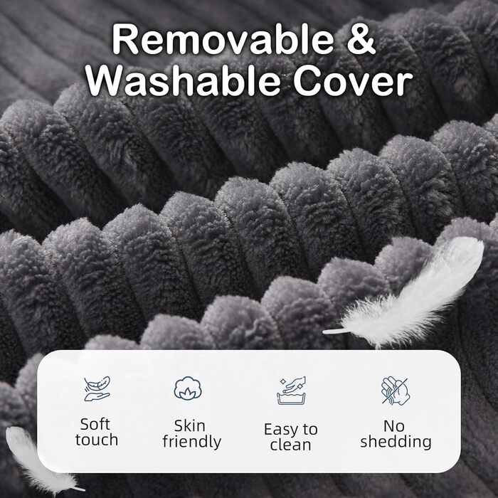 Регульоване подушко-крісло для читання Vekkia з підпоркою для спини - XL кишені, м'який матеріал, ідеально для читання, ігор та відпочинку